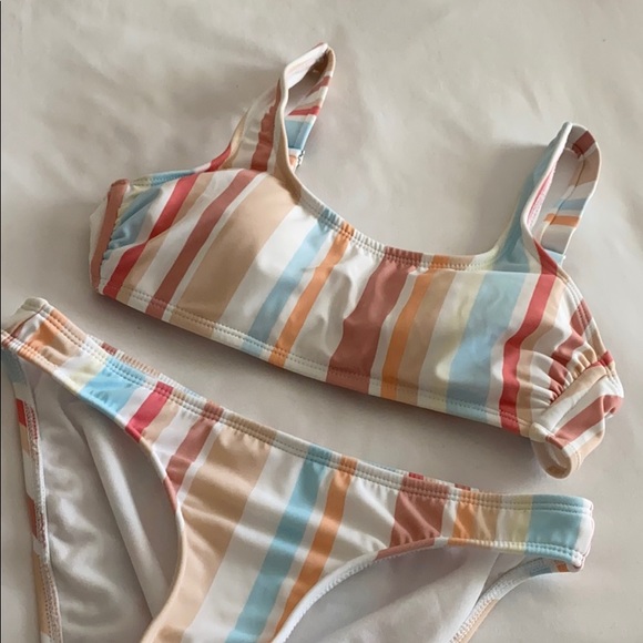 Target xhiliration striped multicolor bikini - Picture 2 of 5